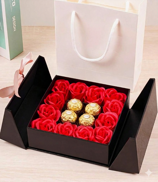 Caja Con Tapa 4 BOMBONES