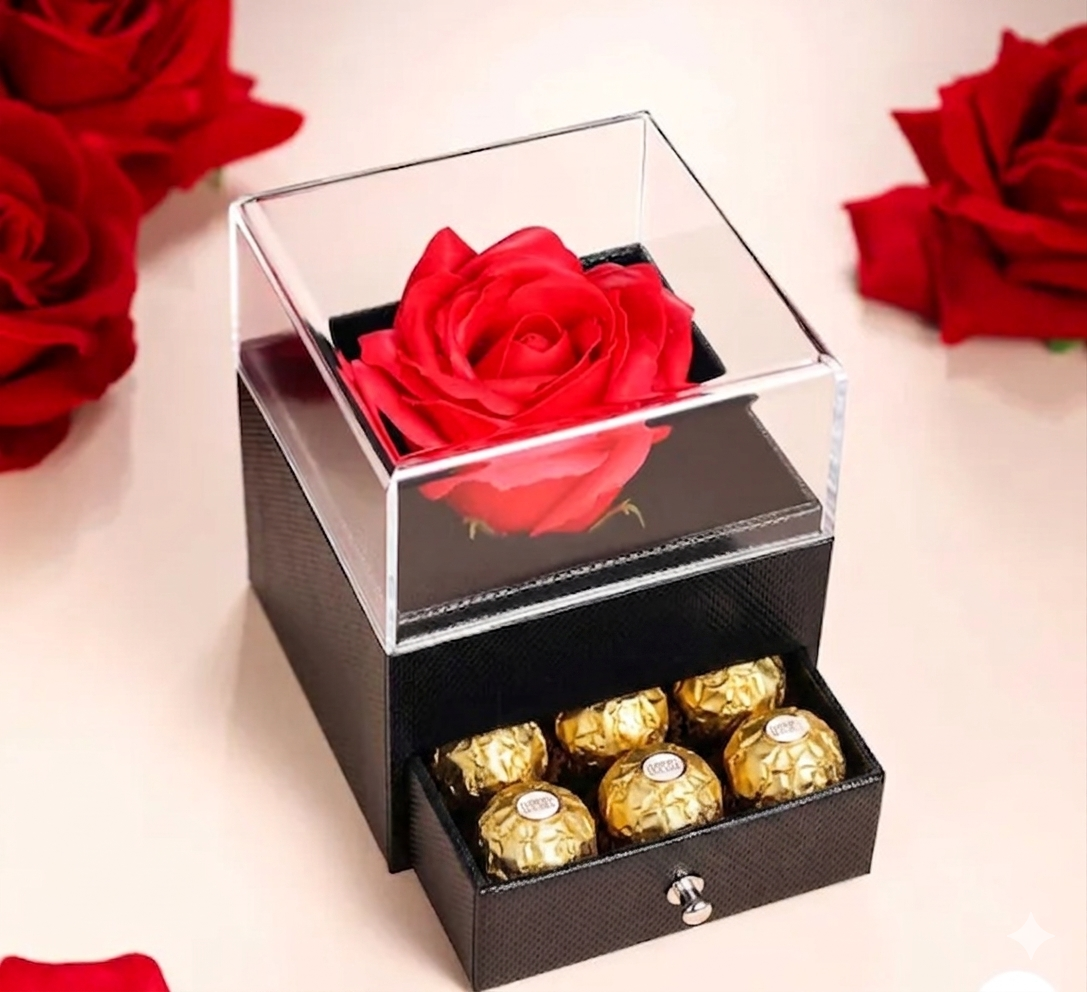 Mini Caja 4 BOMBONES
